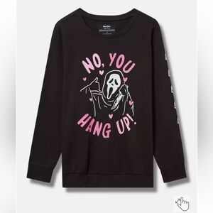 Torrid Scream Ghostface Cozy Fleece Crew Sweatshirt